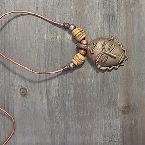 Baule Mask Necklace